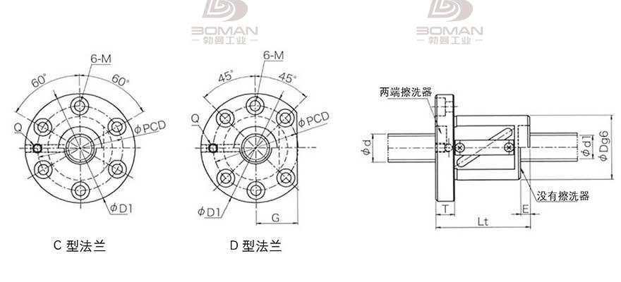 KURODA GR4006BS-DAPR 黑田精工丝杆规格说明