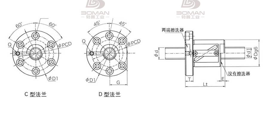 KURODA GR4510ES-DALR 黑田精工丝杆规格说明