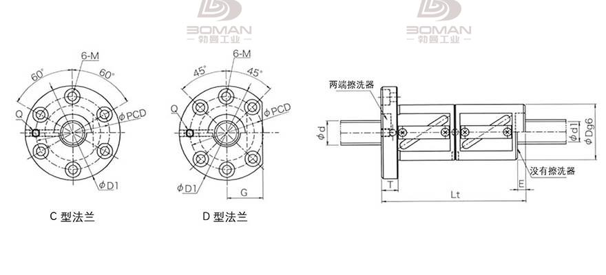 KURODA GR4006BD-DAPR 黑田精工丝杆规格说明