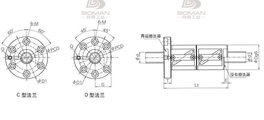 KURODA GR5010BD-DALR 黑田精工丝杆怎么安装图解