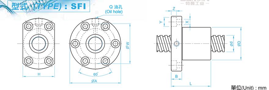 TBI SFI01605-4 tbi的滚珠丝杆轴承怎么查型号