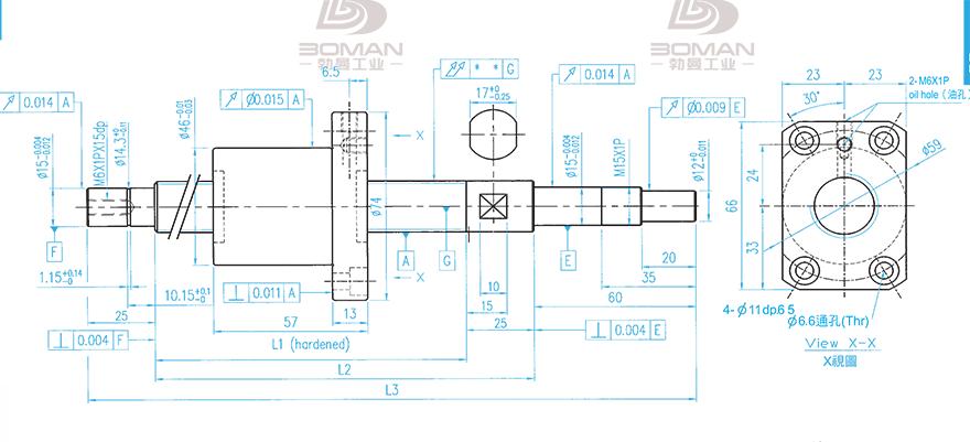 TBI XSVR02010B1DGC5-1199-P1 tbi滚珠丝杠型号规格