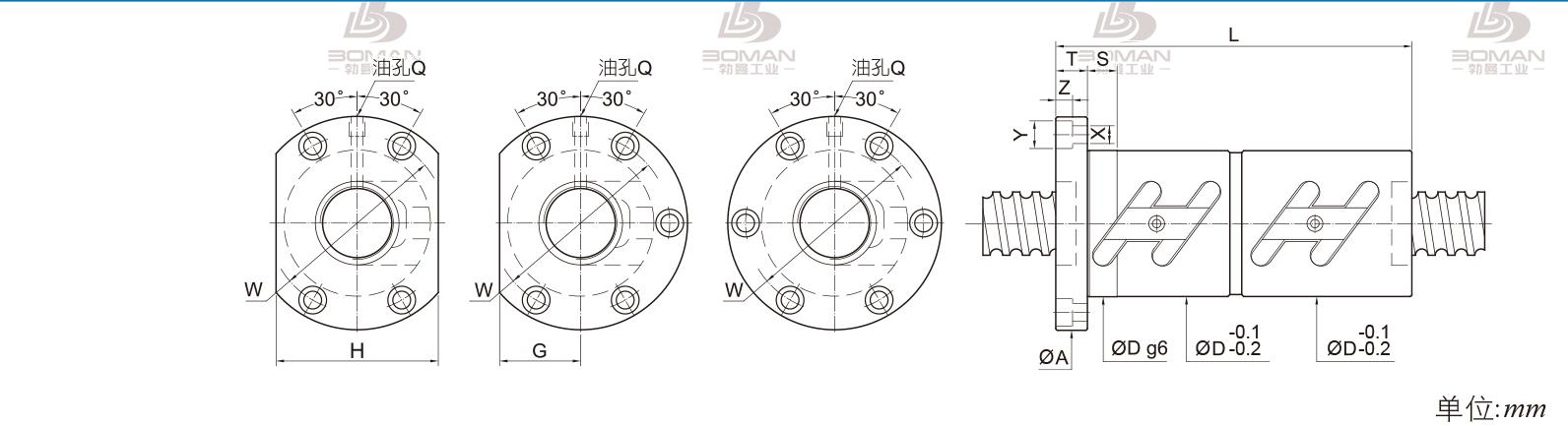 PMI FDWC5005-3.5 pmi滚珠丝杆生产厂家批发价格