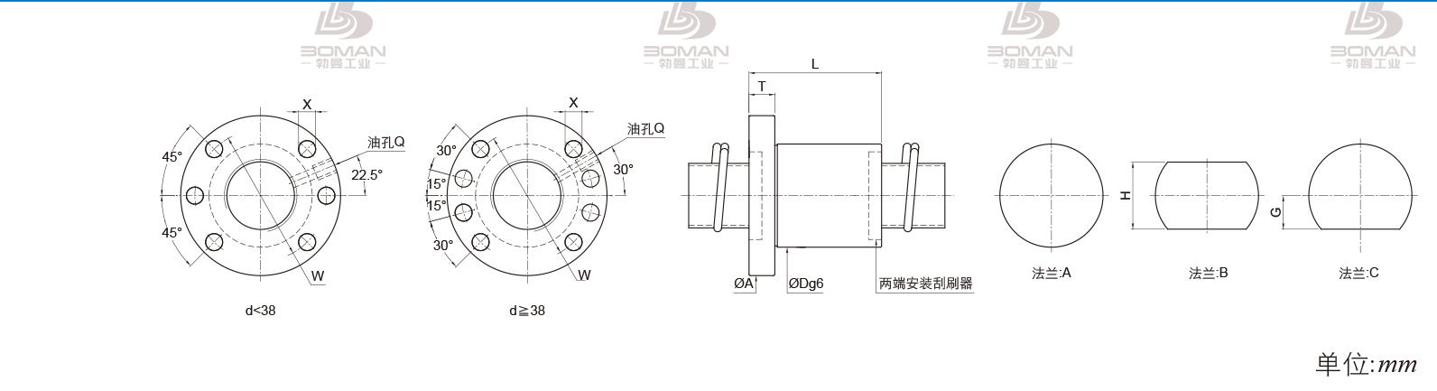 PMI FSDN1505V-4.0P pmi滚珠丝杆规格