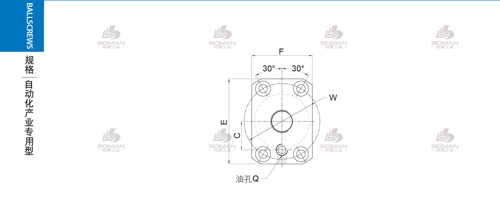 PMI PTR1510T3C5T-0750 pmi滚珠丝杠的轴环作用